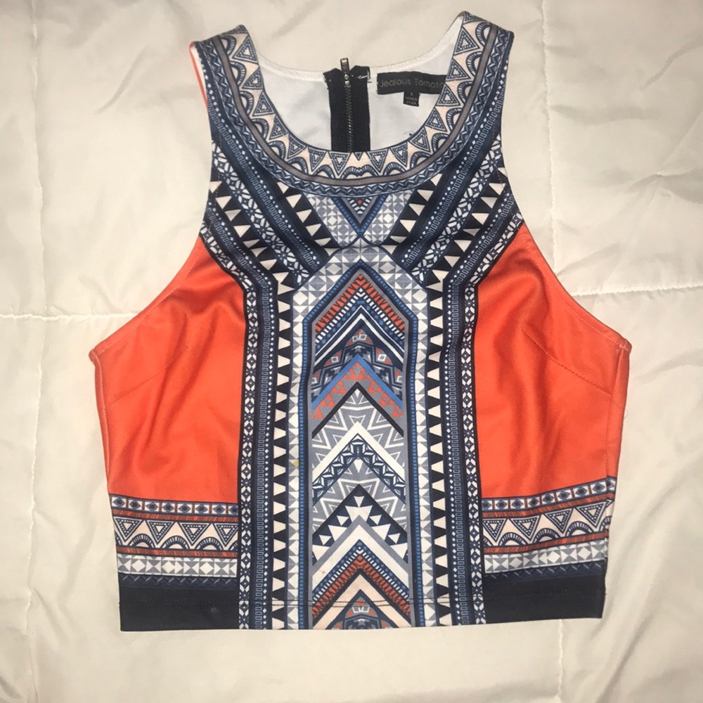 Beautiful designed crop top.